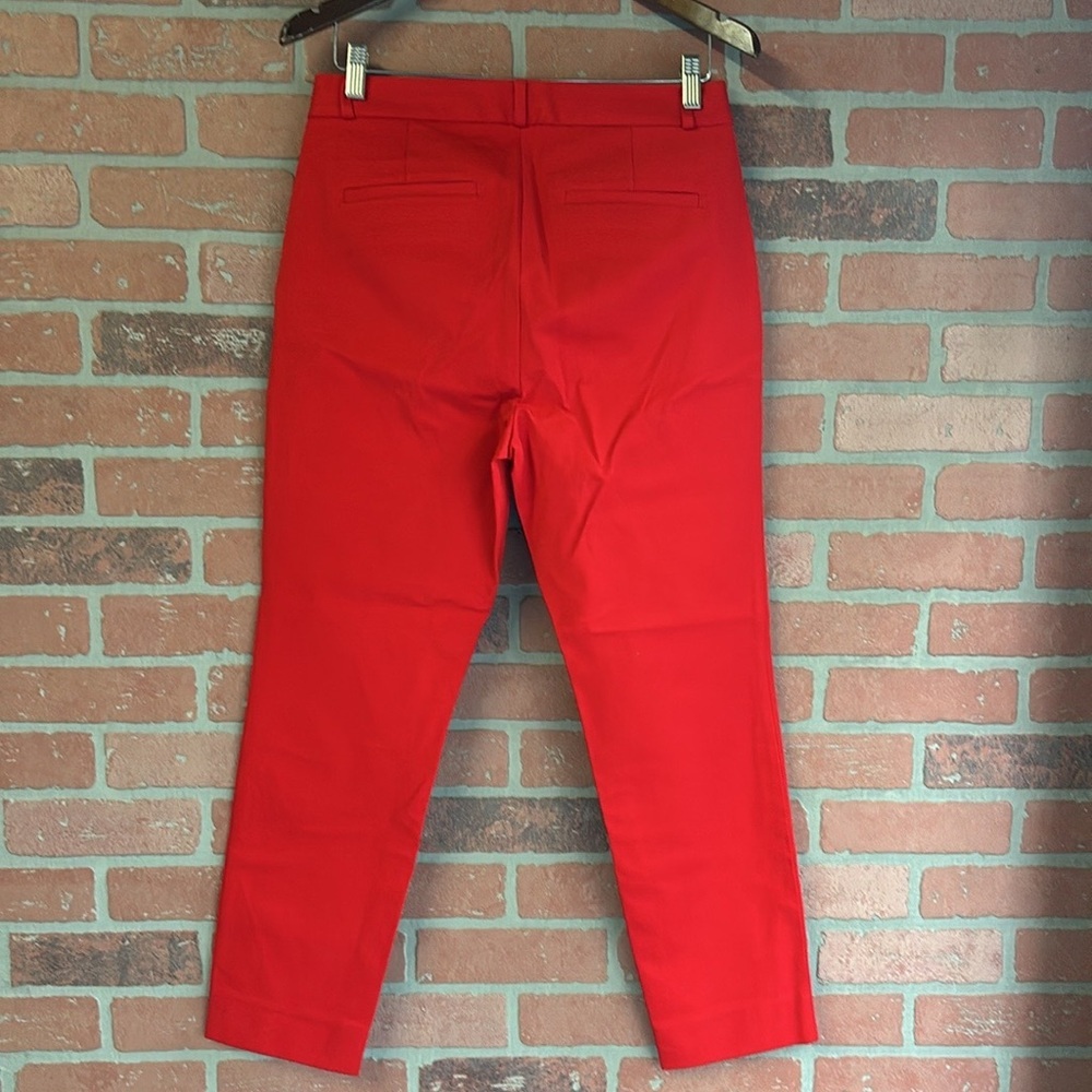 Banana Republic Sloan Bold Red Pants size 8 - Picture 5 of 6